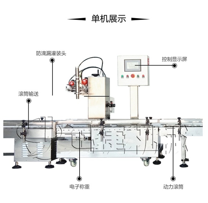 機油電子稱重灌裝封口機